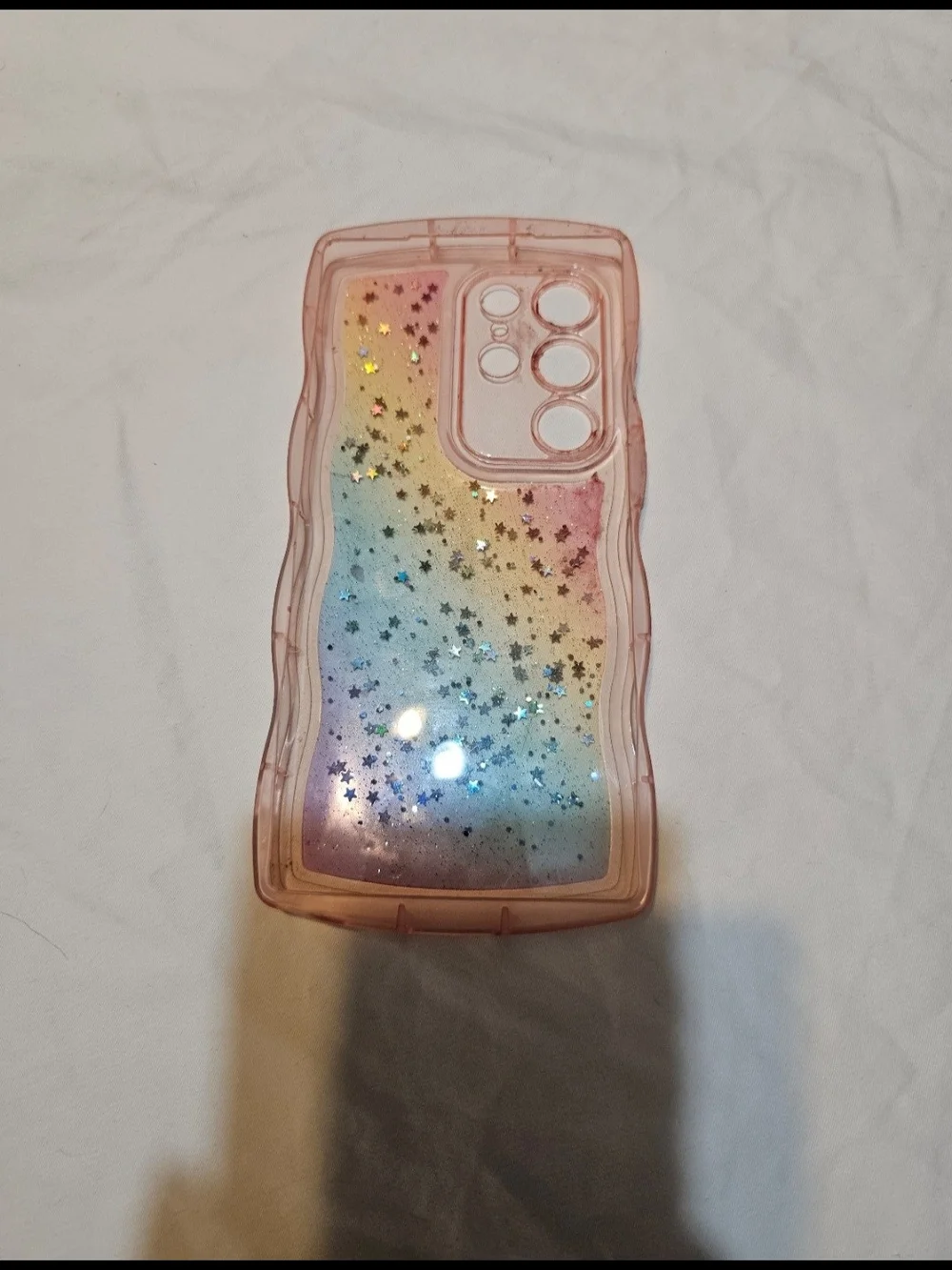 Rainbow Glitter Phone Case for Samsung Galaxy S23 Ultra